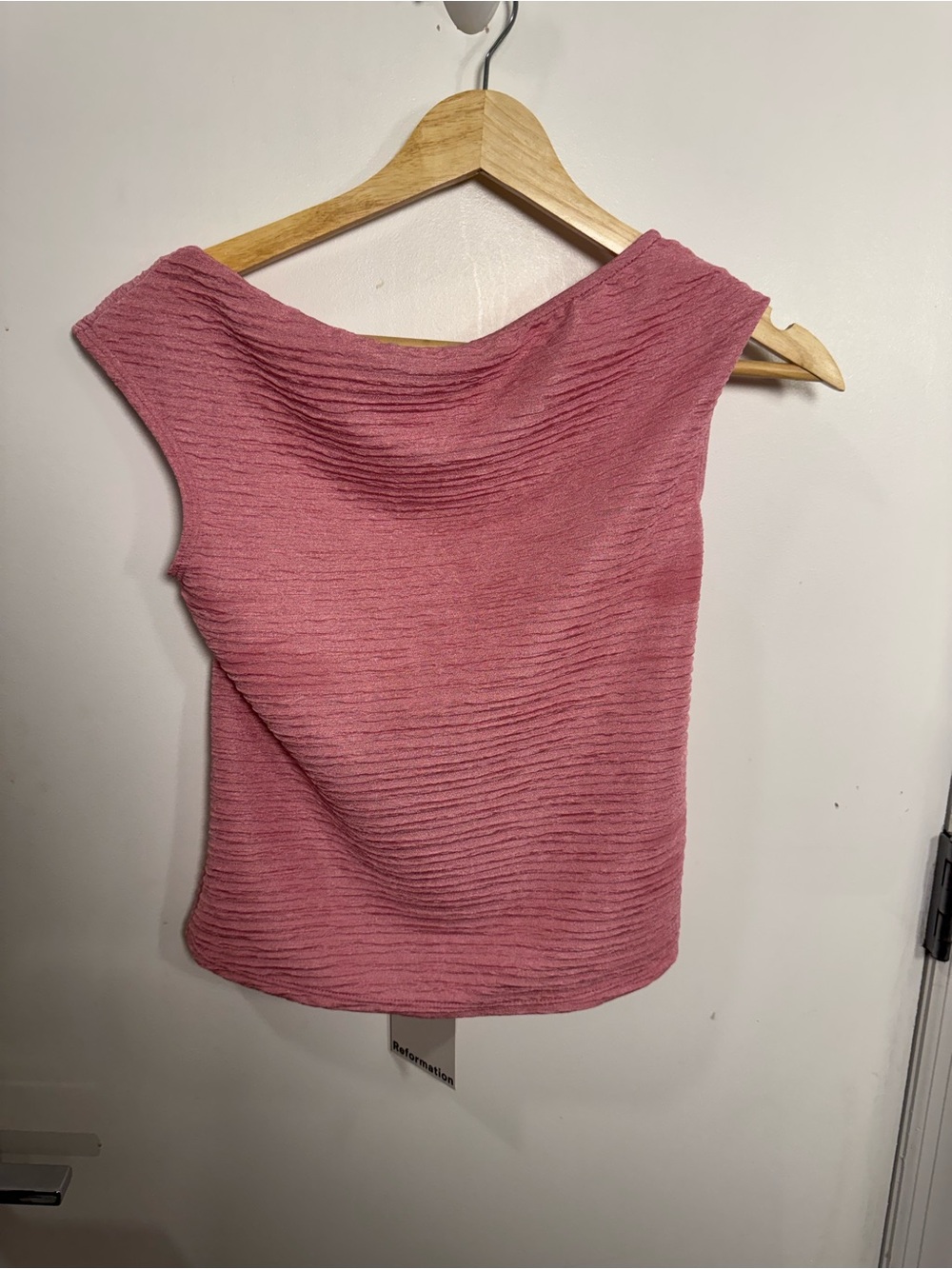 Nwt Reformation darra top In pink - size m